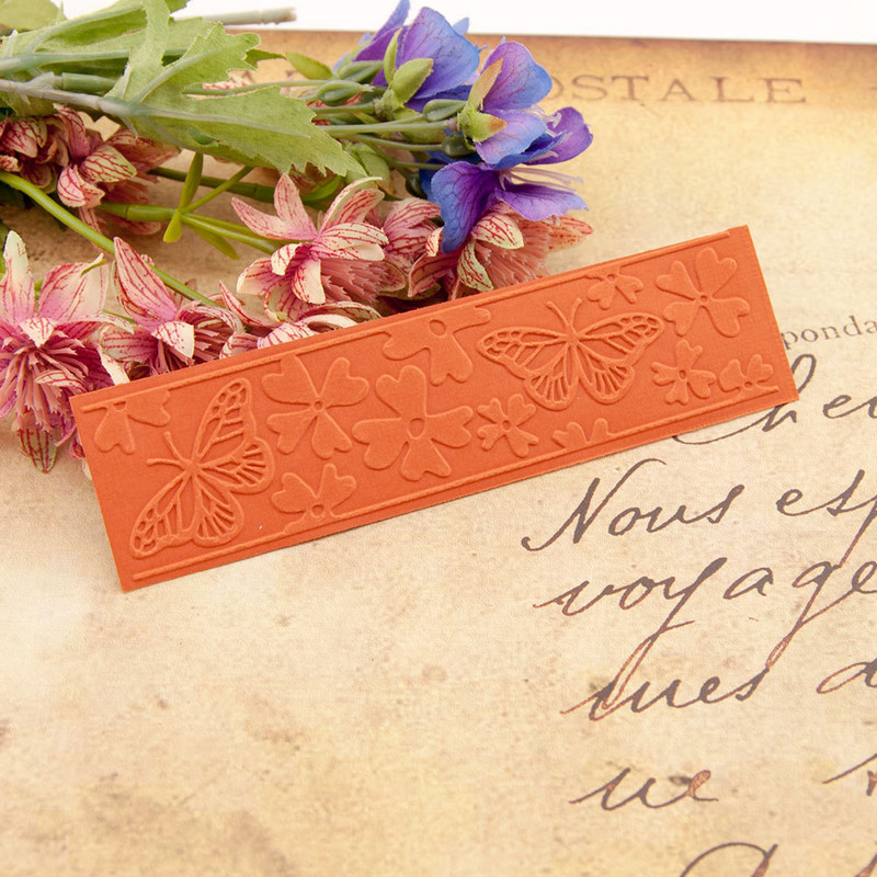 Μοτίβο πεταλούδας πλαστικό κοίλο κυρτό καλούπι ανάγλυφης εκτύπωσης κοίλο κυρτό πρότυπο ανάγλυφης σανίδας DIY ανάγλυφο κλιπ φωτογραφιών άλμπουμ g