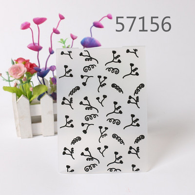 New Arrival Little Flower Plastic Embossing Template for DIY Scrapbooking Crafts Making Photo Album Card Handmade Decor