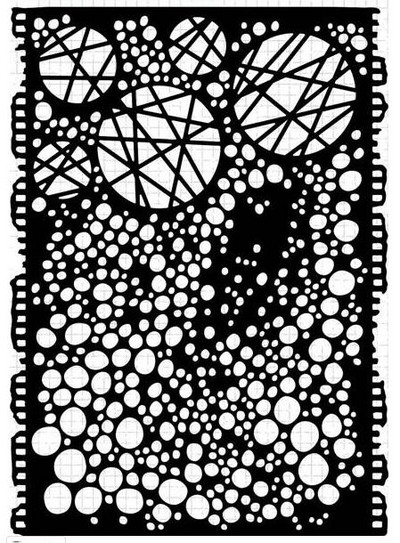 Neregulāri apļi un ziedi 2022. gada jaunums, trafarets, īsu albumu rotājumi, reljefa veidne, ar rokām darināta apsveikuma kartīte