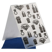 Albuma karšu rīks Reljefs Mapes DIY Scrapbooking Papīrs Amatniecība Plastmasas Veidņu Karte Dekorācijas piederumu izgatavošana Daudz laimes dzimšanas dienā