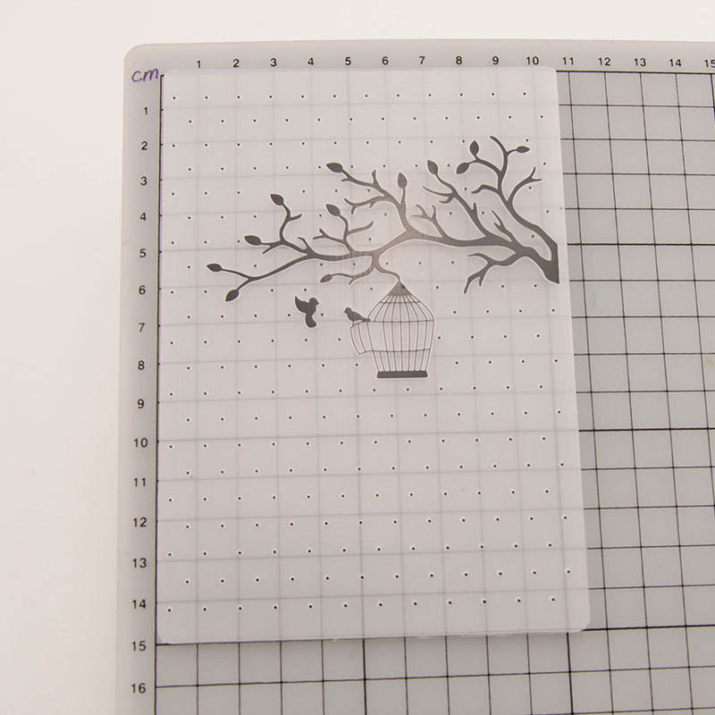 1Gb Reljefa mapes DIY Scrapbooking Papīra kartīšu izgatavošana Fotoalbuma Dekors Plastmasa Videi draudzīgs Kāzu Noformējums