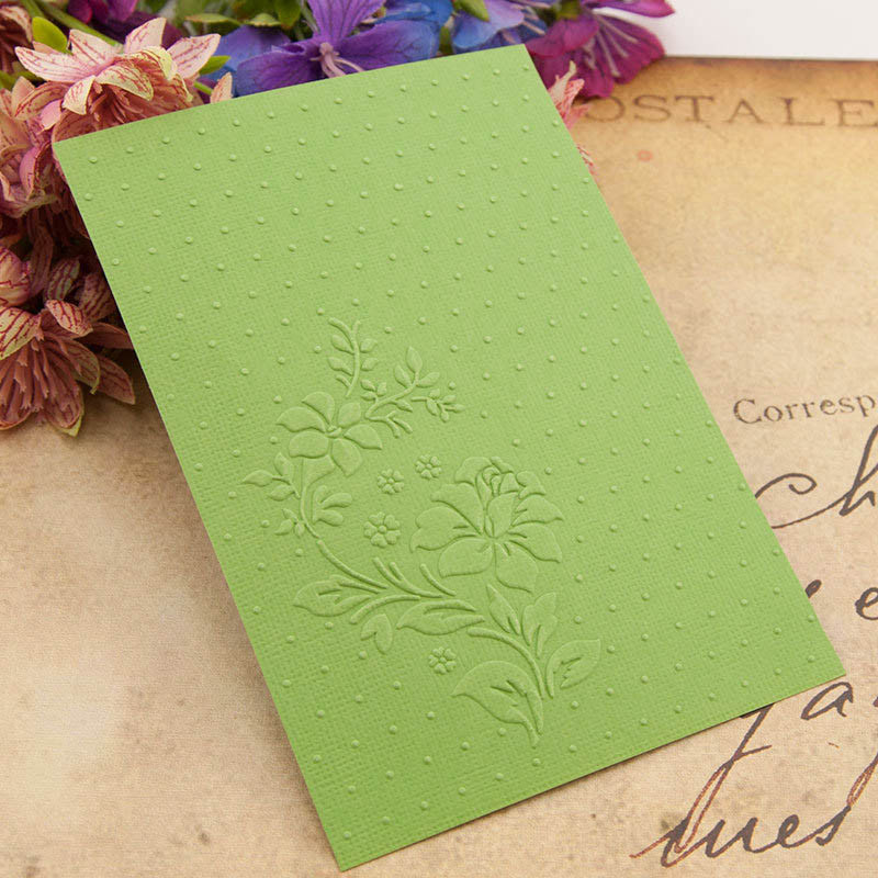 1Gb Reljefa mapes DIY Scrapbooking Papīra kartīšu izgatavošana Fotoalbuma Dekors Plastmasa Videi draudzīgs Kāzu Noformējums