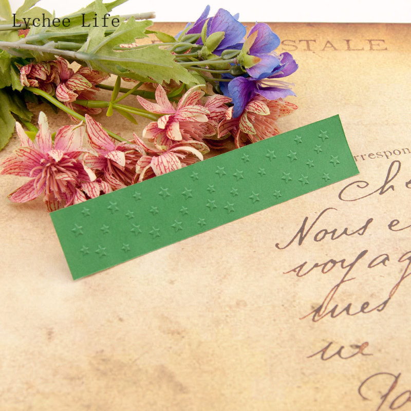 Lychee Life Star Εκτυπωμένες Ανάγλυφες Φάκελοι Scrapbooking For Cards Making Diy Handmade Crafts