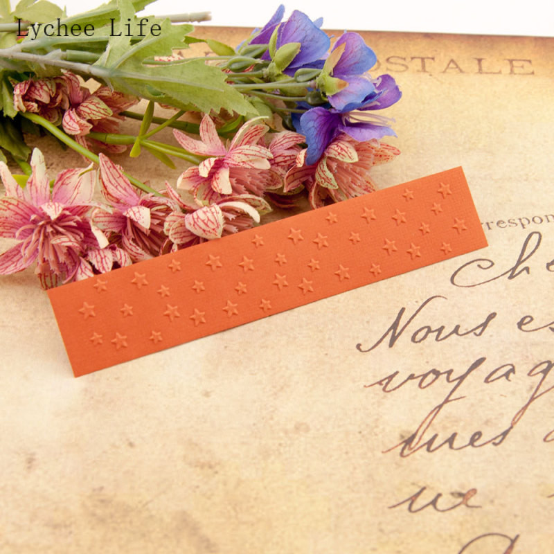 Lychee Life Star Εκτυπωμένες Ανάγλυφες Φάκελοι Scrapbooking For Cards Making Diy Handmade Crafts