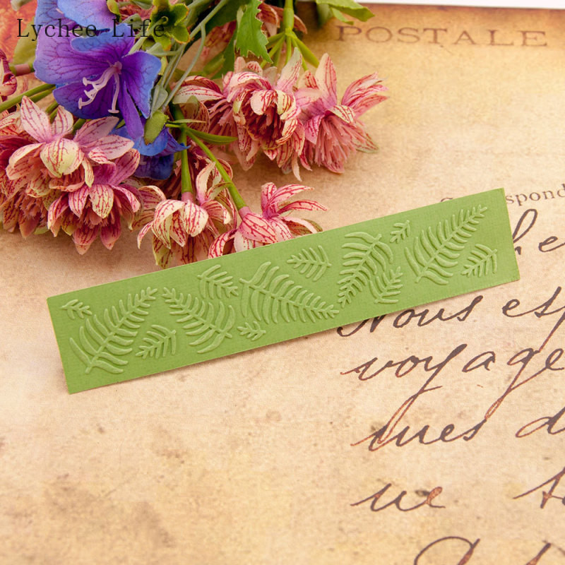 Lychee Life Σχέδιο Φύλλων Πλαστικά Ανάγλυφα Φάκελοι Scrapbooking για Διακοσμητικά άλμπουμ φωτογραφιών Προμήθειες κατασκευής