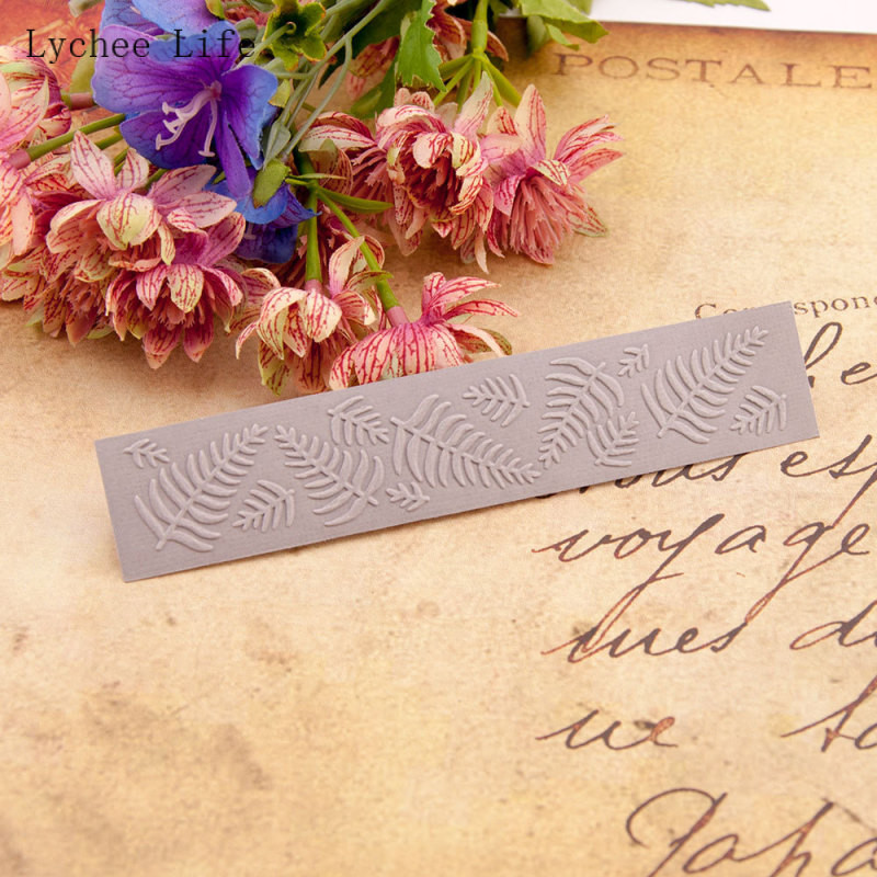 Lychee Life Σχέδιο Φύλλων Πλαστικά Ανάγλυφα Φάκελοι Scrapbooking για Διακοσμητικά άλμπουμ φωτογραφιών Προμήθειες κατασκευής