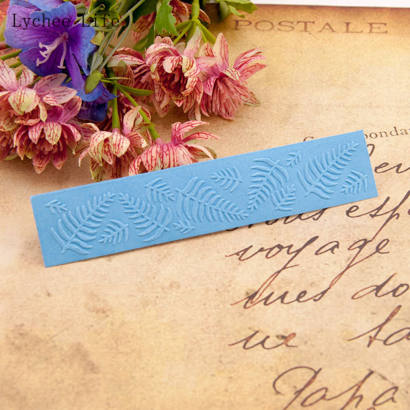 Lychee Life Σχέδιο Φύλλων Πλαστικά Ανάγλυφα Φάκελοι Scrapbooking για Διακοσμητικά άλμπουμ φωτογραφιών Προμήθειες κατασκευής