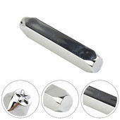 6 mm Star Punch "Pasidaryk pats" odinis antspaudų Punch rinkinys Žvaigždės LOGO formos Pentagramos antspaudų drožybos štampavimo įrankis Anglies plieno metalinis antspaudas