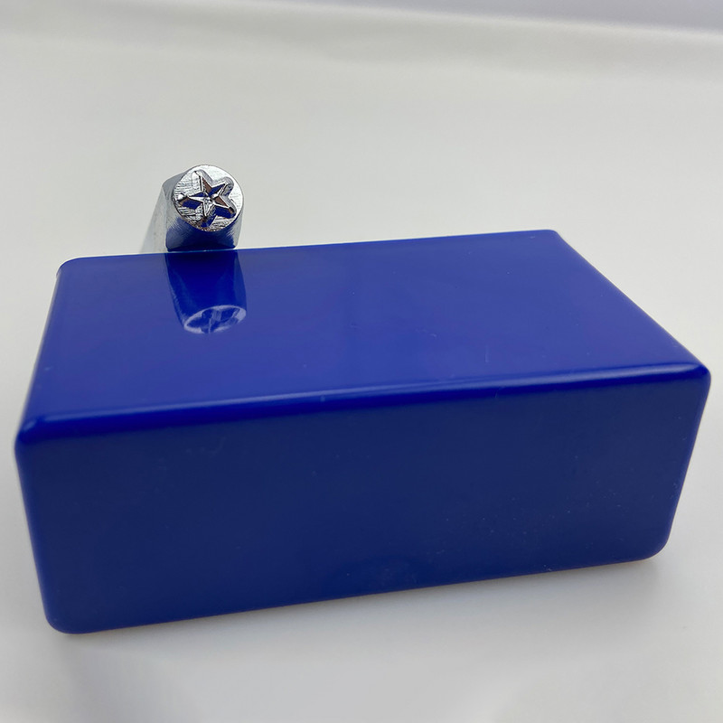 6 mm Star Punch "Pasidaryk pats" odinis antspaudų Punch rinkinys Žvaigždės LOGO formos Pentagramos antspaudų drožybos štampavimo įrankis Anglies plieno metalinis antspaudas