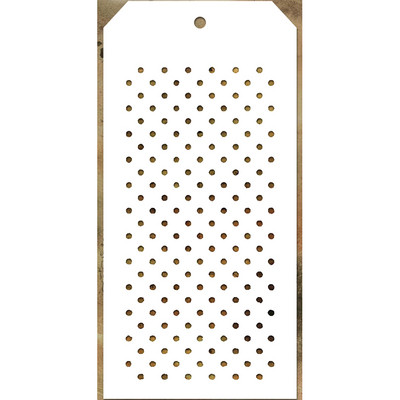 Нов етикет с шарка на точки Пластмасов шаблон за изработка на занаяти Скрапбукинг Фон Поздравителна картичка Без метални щанци за рязане 2021
