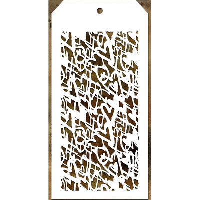 Nauja grafičio rašto etiketės etiketė Plastikinis trafaretas, skirtas „Scrapbooking“ fono popierinei kortelei, be metalo pjovimo štampų, antspaudų, 2021 m.