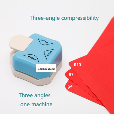 Reljefs DIY stūra papīrs, drukāšanas karšu griezējs albumu veidotājs, liela ierīce caurumotājs bērniem, rokām darināta amatniecības dāvana Furador Eva