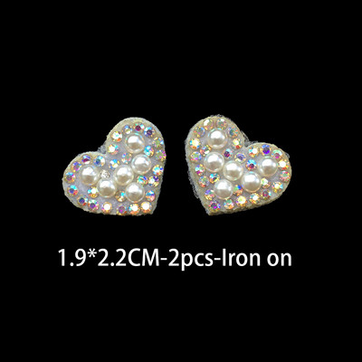 1 tk 3D valge põhjaga pärlkirjaga plaastrid Inglise tähestikuga kivist aplikatsioon rõivastele triibuga märgil DIY nimi