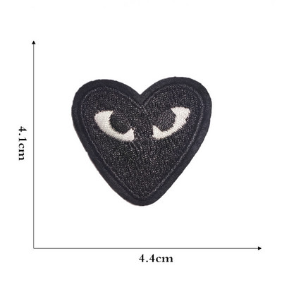 12 stilu Jauns, krāsains Sirds ielāpu izšuvums Karikatūra Loving Heart Uzlīmes Aksesuāri apģērbu gludināšanai uz Patch DIY