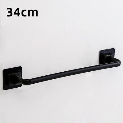 Līmējošais dvieļu turētājs vannas istabas dvieļu stieņa plaukts pie sienas stiprināms dvieļu pakaramais tualetes piesūcekņu turētājs virtuves vannas istabas organizators