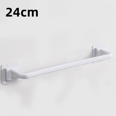 Līmējošais dvieļu turētājs vannas istabas dvieļu stieņa plaukts pie sienas stiprināms dvieļu pakaramais tualetes piesūcekņu turētājs virtuves vannas istabas organizators