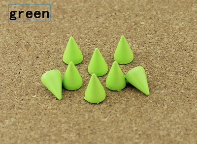 50 szett 7*10 mm-es golyókúp színes csapok és tüskék ruhákhoz Barkácsolás kézműves ruhaszegecsek bőrtáskához cipők Tachuelas Ropa