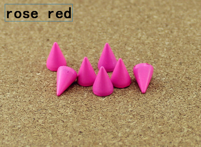 50 szett 7*10 mm-es golyókúp színes csapok és tüskék ruhákhoz Barkácsolás kézműves ruhaszegecsek bőrtáskához cipők Tachuelas Ropa