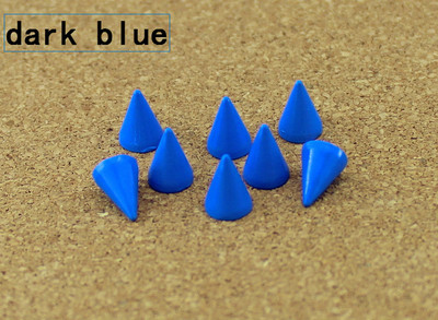 50 szett 7*10 mm-es golyókúp színes csapok és tüskék ruhákhoz Barkácsolás kézműves ruhaszegecsek bőrtáskához cipők Tachuelas Ropa