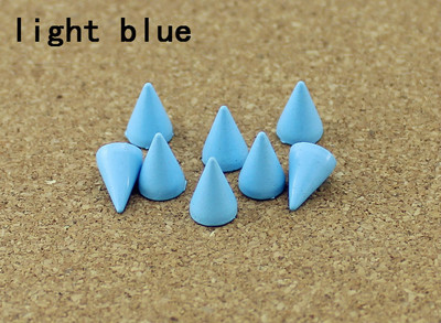 50 szett 7*10 mm-es golyókúp színes csapok és tüskék ruhákhoz Barkácsolás kézműves ruhaszegecsek bőrtáskához cipők Tachuelas Ropa