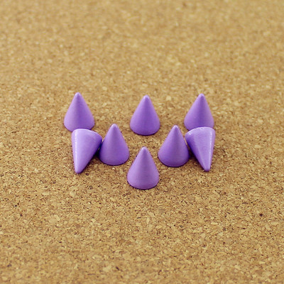 50 szett 7*10 mm-es golyókúp színes csapok és tüskék ruhákhoz Barkácsolás kézműves ruhaszegecsek bőrtáskához cipők Tachuelas Ropa