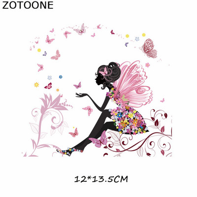 Triikida Butterfly Tüdrukule Lillekingad Soojusülekanne riietele Ilusad Multikad Tüdrukute Plaastrid Kleebised T-särgid Kleidid Aplikatsioonid