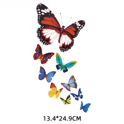 Triikida Butterfly Tüdrukule Lillekingad Soojusülekanne riietele Ilusad Multikad Tüdrukute Plaastrid Kleebised T-särgid Kleidid Aplikatsioonid