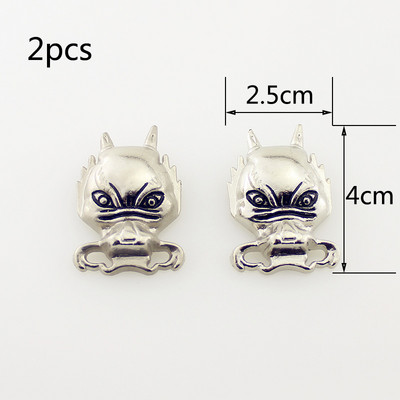 Vairāki dizaini Pankroka galvaskausa tapas Dzīvnieku tapas apģērbam Kniedes Ādas amatniecībai Naktsklubs Roku darbs Aksesuārs