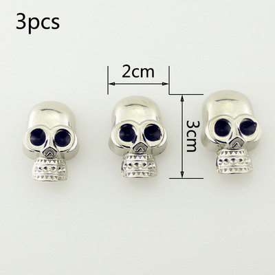 Vairāki dizaini Pankroka galvaskausa tapas Dzīvnieku tapas apģērbam Kniedes Ādas amatniecībai Naktsklubs Roku darbs Aksesuārs