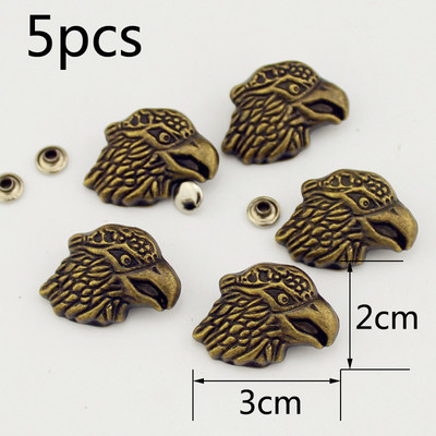 Vairāki dizaini Pankroka galvaskausa tapas Dzīvnieku tapas apģērbam Kniedes Ādas amatniecībai Naktsklubs Roku darbs Aksesuārs