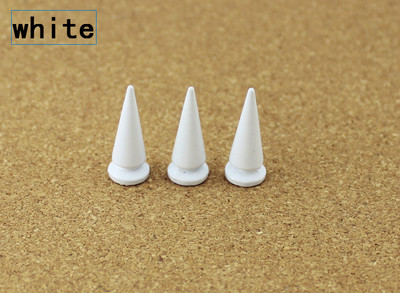 10 komplekti 10*24 mm ložu konuss, krāsaini tapas un kniedes drēbēm, ar rokām darināts foršs panku apģērbs, kniedes Ādas amatniecības soma kurpes