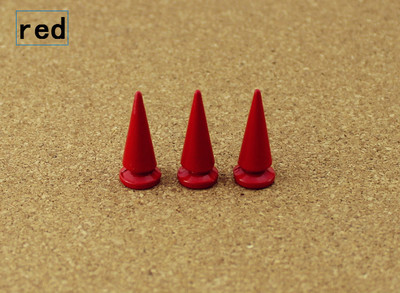 10 komplekti 10*24 mm ložu konuss, krāsaini tapas un kniedes drēbēm, ar rokām darināts foršs panku apģērbs, kniedes Ādas amatniecības soma kurpes