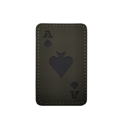 Death Card Poker Ace of Spades Patches Embroidery Tactical Patch For Clothing Bag Punk Military patches Badge