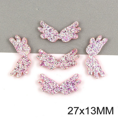 50Gb. Mirdzoši mazi kroņu ielāpi Filca paliktņi Aplikācijas ielāpi uz drēbēm Matu saspraudes bantes meitenēm Scrapbooking aksesuāri17x17MM