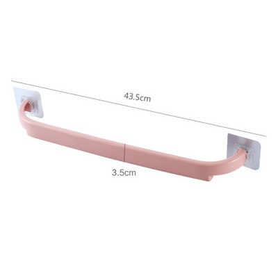 Līmējošais dvieļu turētājs vannas istabas dvieļu stienis plaukts pie sienas stiprināmi dvieļi pakaramais tualetes piesūcekņu turētājs virtuves vannas istabas organizators