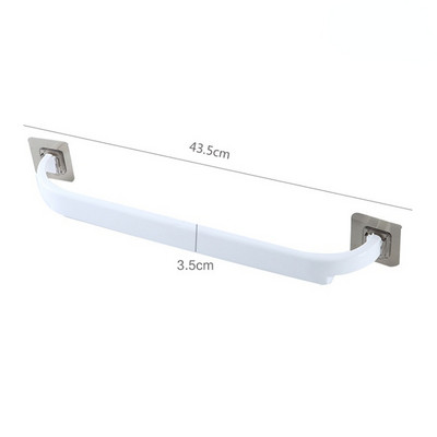 Līmējošais dvieļu turētājs vannas istabas dvieļu stienis plaukts pie sienas stiprināmi dvieļi pakaramais tualetes piesūcekņu turētājs virtuves vannas istabas organizators