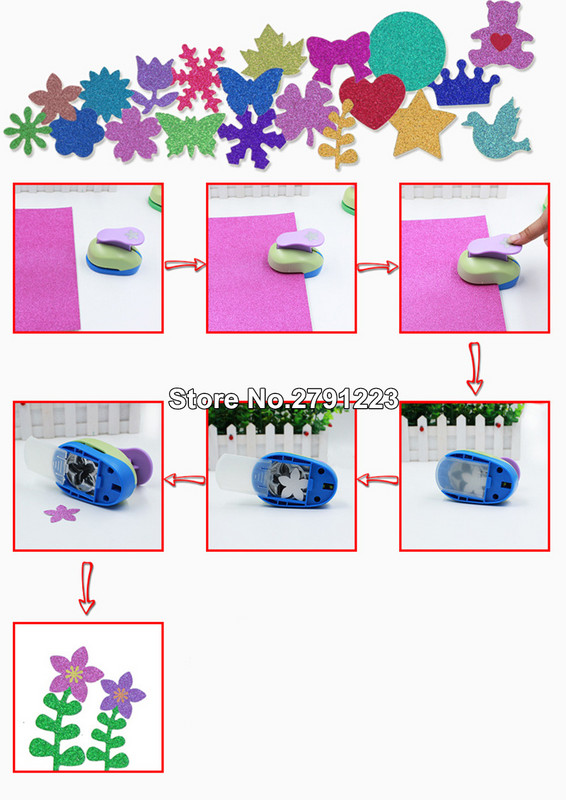 δωρεάν πλοίο λουλούδι furador 5/8`` 1,5 εκ. diy κομμένο χαρτί Eva Foam Maker puncher scrapbooking εξοικονόμηση εργασίας για τρύπα για παιδί