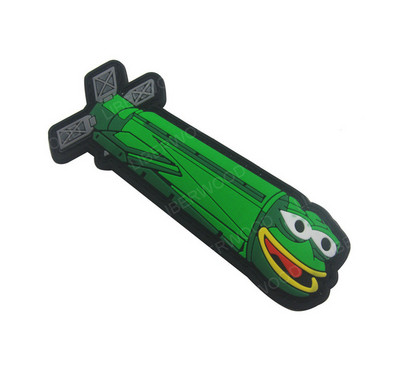 Ugandas Knuckles plāksteris Follow Me I Know De Wae Hook & Loop Applique Black Meme emblēma