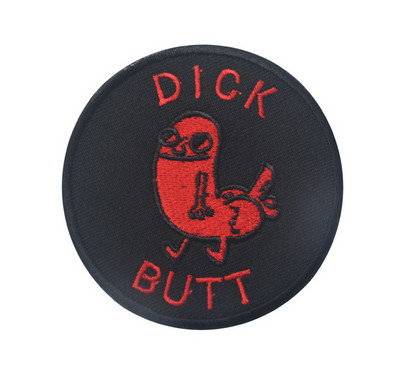 Ugandas Knuckles plāksteris Follow Me I Know De Wae Hook & Loop Applique Black Meme emblēma