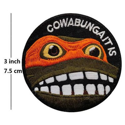 Ugandas Knuckles plāksteris Follow Me I Know De Wae Hook & Loop Applique Black Meme emblēma