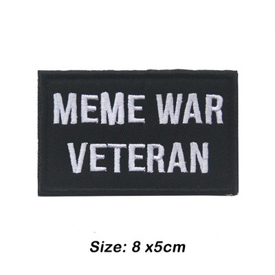 Ugandas Knuckles plāksteris Follow Me I Know De Wae Hook & Loop Applique Black Meme emblēma