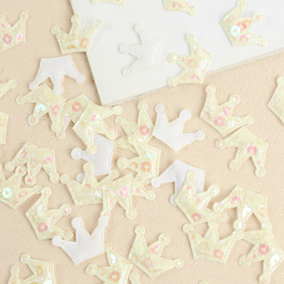 JOJO BOWS 100gb Mirdzoši ielāpi Spīdīgi cieti kronis Heart Star Rabbit aksesuārs apģērbu šūšanai Materiāli apģērbu dekorēšanai