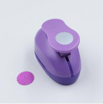 1 collu apļveida perforators, 25 mm paštaisīts caurumu perforators albuma caurumošanai eva veidotājs Bērnu albumu papīra griezējs Reljefs asāks