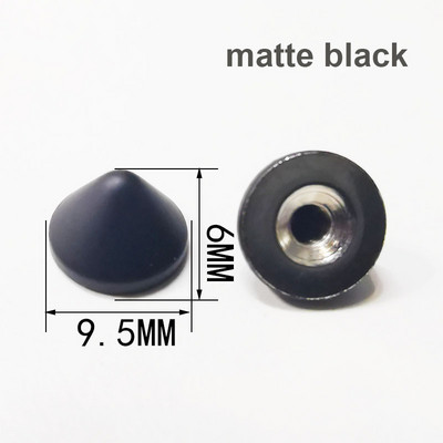 10 τμχ/παρτίδα Μεταλλική σφαίρα κώνου Spike Punk Screwback Studs Τσάντα Ρούχα Δερμάτινα χειροτεχνία παπούτσια τηλέφωνο Θήκη DIY Διακοσμητικά αξεσουάρ
