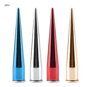 10 gab. Metāla smailes kniedes un kniedes, ieskrūvējamas atpakaļ, ādas amatniecības remonts, konusveida skrūvju kniedes Apģērbi DIY ādas amatniecībai