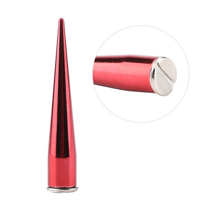 10 gab. Metāla smailes kniedes un kniedes, ieskrūvējamas atpakaļ, ādas amatniecības remonts, konusveida skrūvju kniedes Apģērbi DIY ādas amatniecībai