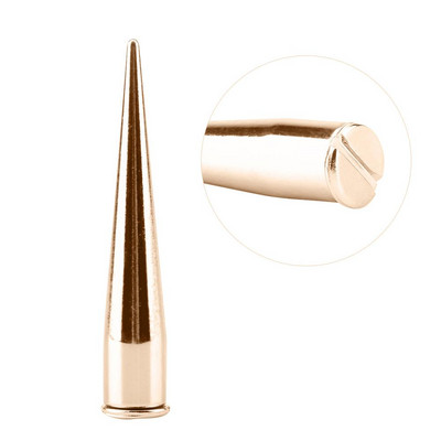 10 gab. Metāla smailes kniedes un kniedes, ieskrūvējamas atpakaļ, ādas amatniecības remonts, konusveida skrūvju kniedes Apģērbi DIY ādas amatniecībai