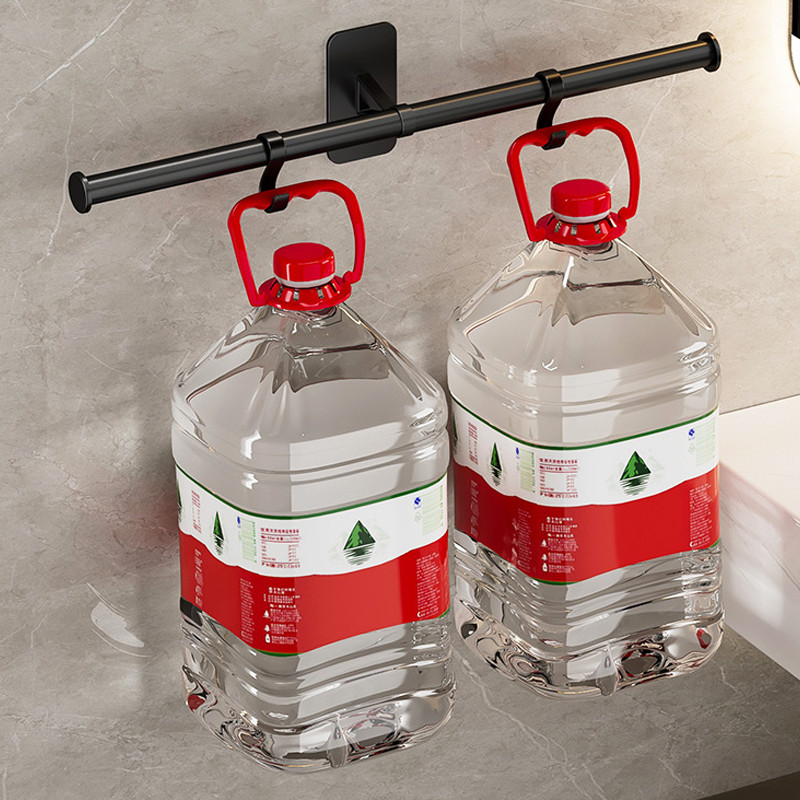 Κρεμάστρα για πετσέτες μπάνιου 35/55cm Αυτοκόλλητη θήκη για πετσέτες αλουμινίου Κρεμαστή πετσέτα ράφι τοίχου Αξεσουάρ μπάνιου για πετσέτες