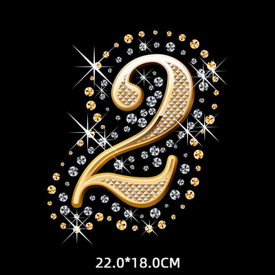 Kuldteemanttähestikud Täheplaastrid Triikraud rõivaste kleebistel Termoadhesiivsed kleebised riietel Sulanduv tekstiilplaaster