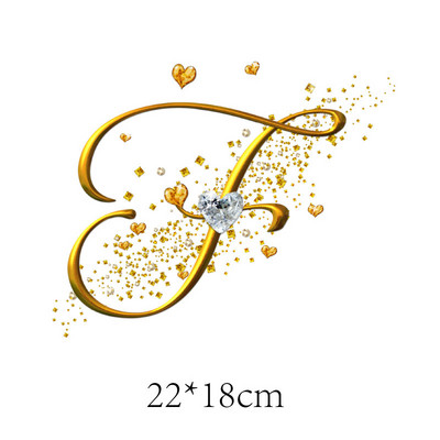 Kuldteemanttähestikud Täheplaastrid Triikraud rõivaste kleebistel Termoadhesiivsed kleebised riietel Sulanduv tekstiilplaaster